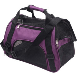 Madpet Voyager Τσάντα Μεταφοράς Σκύλου Μαύρη Μωβ 50x26x30cm