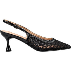 Envie Shoes Γόβες Slingback με Λεπτό Χαμηλό Τακούνι Μαύρες E84-23426-34