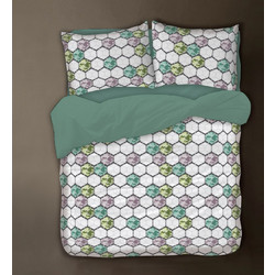 Isadore Lorraine Σετ Σεντόνια Μονά Βαμβακερά 160x260 Beehive Khaki