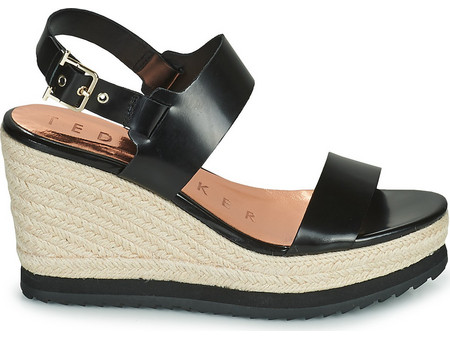 Ted Baker Καλοκαιρινές Γυναικείες Πλατφόρμες Ψηλές Μαύρες 251050