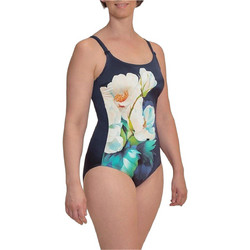 Amoena Ολόσωμο Μαγιό Floral Navy Μπλε Τιρκουάζ Εκρού 71813