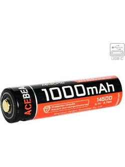 Acebeam IMR14700NP USB-C 14500 1000mAh 1τμχ