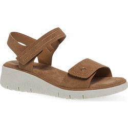 Parex Γυναικεία Σανδάλια Suede Ανατομικά Ταμπά 11633016