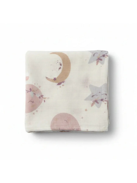 Gamberritos Sweet Dreams Πάνα Αγκαλιάς από Μουσελίνα Μπεζ 120x120cm 11028