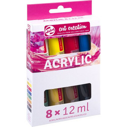 Royal Talens Art Creation Σετ Ακρυλικά Χρώματα Ζωγραφικής 12ml 8τμχ