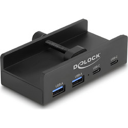 DeLOCK 64262 USB Hub 3.0 USB-A με 4 Θύρες USB-A / USB-C & Εξωτερική Παροχή Ρεύματος