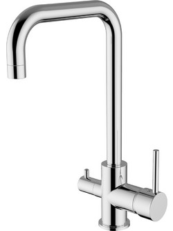 Zipponi 17826-11CR Μπαταρία Κουζίνας Πάγκου Τριπλής Παροχής Ανάμεικτη Inox