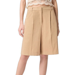 Pinko Γυναικεία Βερμούδα Λινή Μπεζ 106594A34I-D41