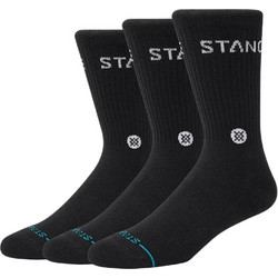 Stance Ανδρικές Κάλτσες Ψηλές με Σχέδια Μαύρες 3Pack A356C25ORI