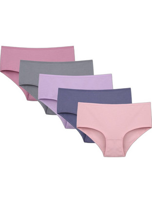 Donella Βαμβακερά Γυναικεία Slip Πολύχρωμα Multipack 2571PD2