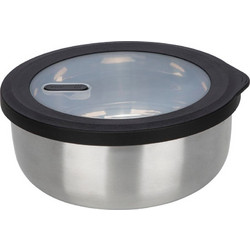 Gefu Provido Δοχείο Φαγητού Inox 2lt Ασημί Μαύρο