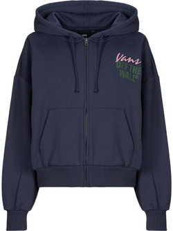 Vans Γυναικεία Ζακέτα Φούτερ Μακριά με Κουκούλα και Φερμουάρ Navy Μπλε VN000Q43JDU