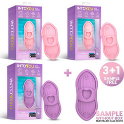 IntoYou Laia Heated Finger Vibrator Lavender Κλειτοριδικός Δονητής για Ζευγάρια με App Control Ροζ 4pcs