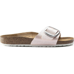 Birkenstock Δερμάτινα Γυναικεία Σανδάλια Ανατομικά Ροζ Χρυσά 1018768