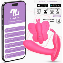 IntoYou Wingy Butterfly Vibrator Δονητής Εσωρούχου για Ζευγάρια με App Control Κόκκινος