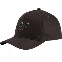 4F Ανδρικό Καπέλο Jockey Υφασμάτινο Καφέ 4FJWSS26ACABU547-22S