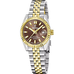 Festina Γυναικείο Ρολόι με Ασημί Χρυσό Μεταλλικό Μπρασελέ F20088/3