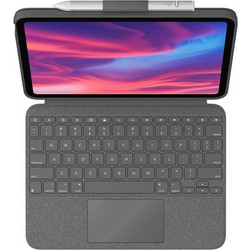 Logitech Flip Cover with Keyboard Grey (iPad 2019 / 2020 / 2021 / 2022)