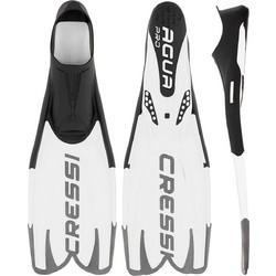 Cressi Agua Pro Βατραχοπέδιλα Κολύμβησης White