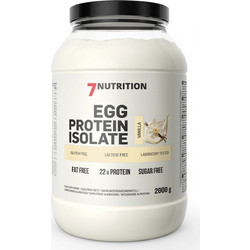 7Nutrition Egg Isolate Vanilla Πρωτεΐνη Γράμμωσης Χωρίς Λακτόζη & Γλουτένη 2kg