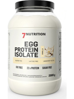 7Nutrition Egg Isolate Vanilla Πρωτεΐνη Γράμμωσης Χωρίς Λακτόζη & Γλουτένη 2kg