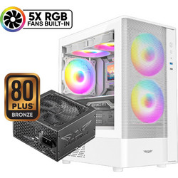 Armaggeddon Aquaron Nemo 3 White Gaming Mini Tower Κουτί Υπολογιστή με Πλαϊνό Παράθυρο