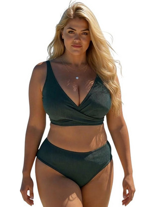 AnnaMu Bikini Set Ψηλόμεσο Κυπαρισσί A-1162