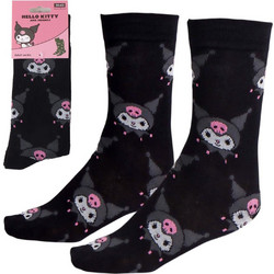 Hello Kitty Γυναικείες Κάλτσες Μαύρες με Σχέδια 8445484544343