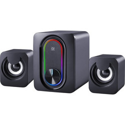 Defender V14 Ηχεία Υπολογιστή 2.1 11W με Bluetooth & RGB Φωτισμό Μαύρα