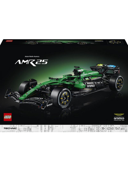 Lego Technic Aston Martin Aramco AMR25 F1 Car για 18+ Ετών 42240