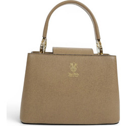 Passaggio Leather Γυναικεία Τσάντα Χειρός Δερμάτινη Εκρού 5421-KR-09