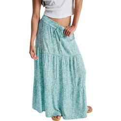 Roxy After Hours Μακριά Φούστα Υφασμάτινη Τιρκουάζ ERJWK03197-GLD6