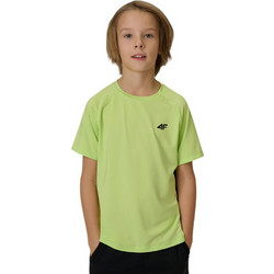4F Παιδικό T-Shirt Κοντομάνικο Lime 4FJWSS26TFTSM1971-45S