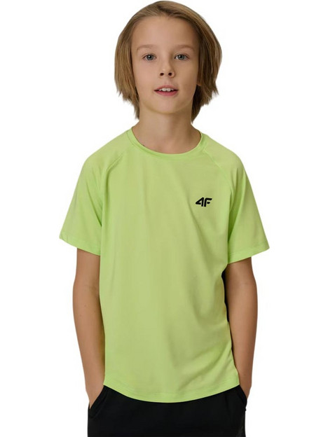 4F Παιδικό T-Shirt Κοντομάνικο Lime 4FJWSS26TFTSM1971-45S