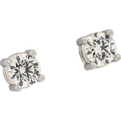 Million Diamonds Γυναικεία Σκουλαρίκια Καρφωτά από Λευκόχρυσο με Διαμάντι LGD24276