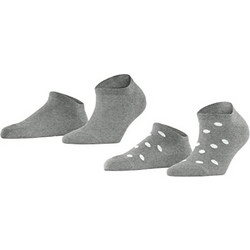 Esprit Ανδρικές Κάλτσες Κοντές με Σχέδια Γκρι 2Pack 17273-342