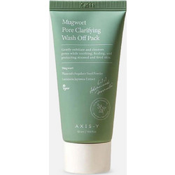 AXIS-Y Mugwort Pore Clarifying Wash Κρεμώδης Μάσκα Προσώπου για Καταπράυνση 50ml