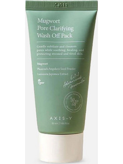 AXIS-Y Mugwort Pore Clarifying Wash Κρεμώδης Μάσκα Προσώπου για Καταπράυνση 50ml
