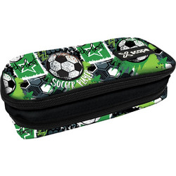 Graffiti Xscape Football Κασετίνα με 2 Θήκες Πράσινη 269341