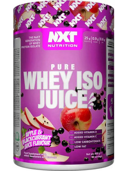 NXT Nutrition Pure Whey ISO Juice Apple Blackcurrant Πρωτεΐνη Ορού Γάλακτος Γράμμωσης 900gr