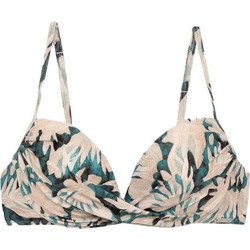 Minerva Bikini Top με Ενίσχυση Εκρού Πράσινο 90-9439