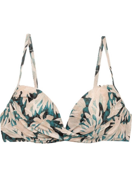 Minerva Bikini Top με Ενίσχυση Εκρού Πράσινο 90-9439