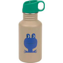 Laessig Frog Παιδικό Παγούρι Ανοξείδωτο BPA Free Εκρού 500ml