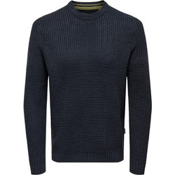 Only & Sons Ανδρική Πλεκτή Μπλούζα Μαύρη 22022457