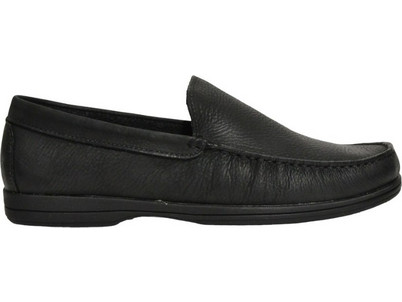 ACE Preto Ανδρικά Μοκασίνια Loafers Δερμάτινα Μαύρα 9838