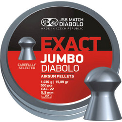 JSB Exact Jumbo Βολίδες Pellets Αεροβόλου 5.51mm 1.03g / 15.89gr 500τμχ 546246-500