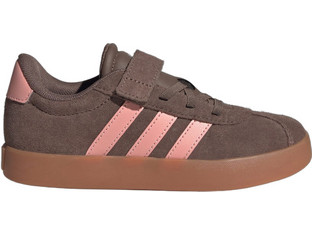 Adidas Vl Court 3.0 Παιδικά Sneakers Καφέ Ροζ KK4559