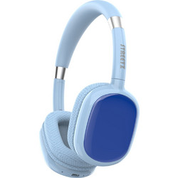 Streetz BT10 Ενσύρματα & Ασύρματα Bluetooth Ακουστικά Over Ear Γαλάζια Μπλε