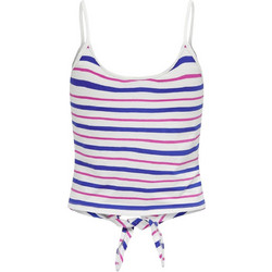 Only Γυναικείο Καλοκαιρινό Crop Top Βαμβακερό Navy Μπλε Λευκό 15257464
