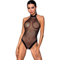 Passion Moonlight Sexy Κορμάκι String Αυτοκινήτου Διχτυωτό Μαύρο PE10459